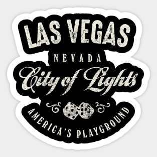 Las Vegas City Of Lights Sticker